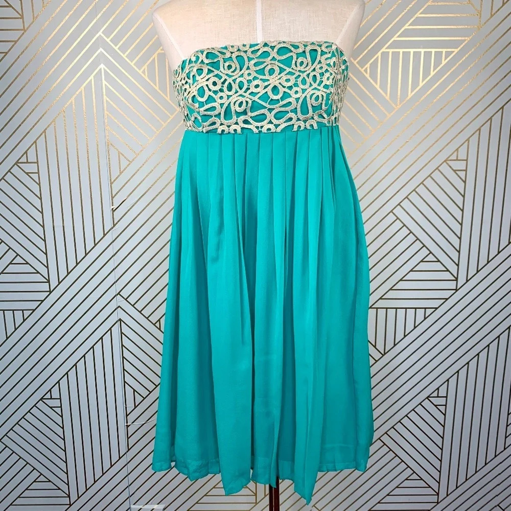 Lilly Pulitzer Jillie Dress Chiffon Jewel Green